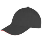 Memphis brushed cotton low-profile sandwich peak cap