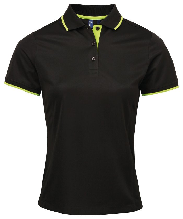 5c5c3e3deb9f5b1c75ce6578bad570d4 Women's contrast Coolchecker® polo - Image 1