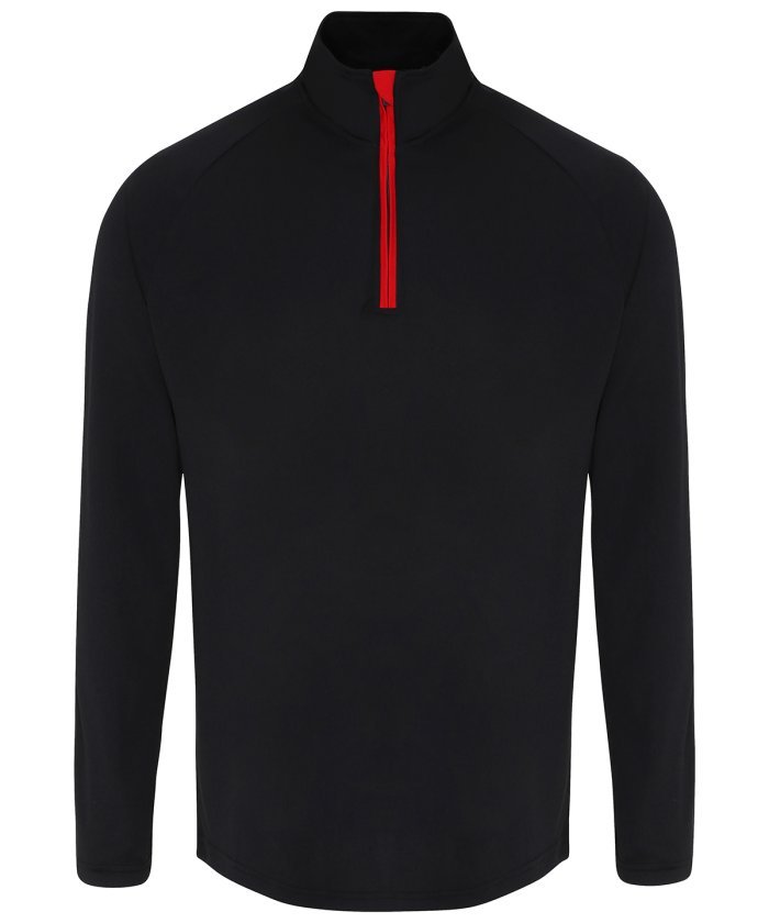 TriDri® long sleeve performance ¼ zip - Image 1