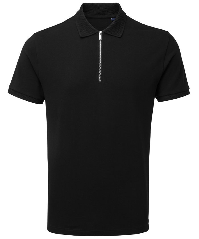Men's zip polo - Image 1