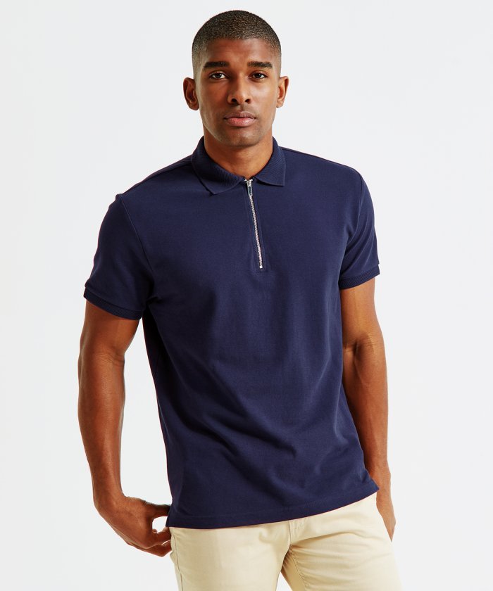 Men's zip polo - Image 2