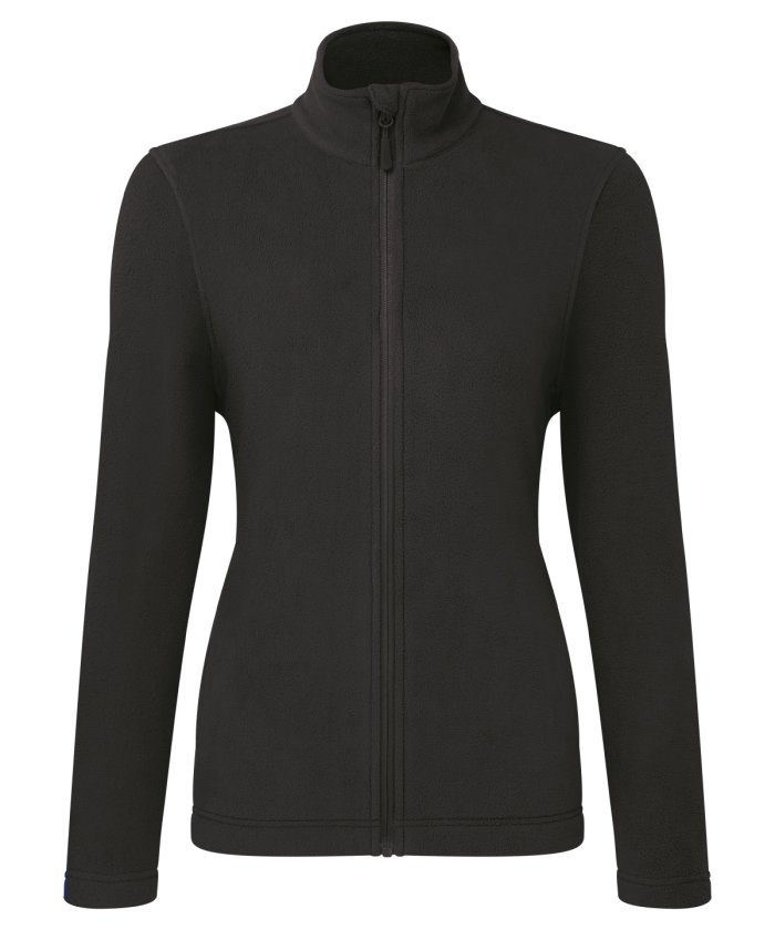 PR832_Black_FT Womens Recyclight full-zip microfleece - Image 1
