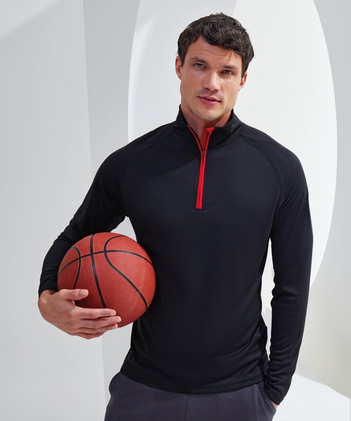 TriDri® long sleeve performance ¼ zip - Image 2