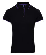 Women's contrast Coolchecker® polo - Image 4