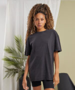 Womens oversized acid wash tee - Image 2