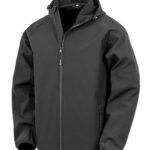 Recycled 3-layer printable hooded softshell